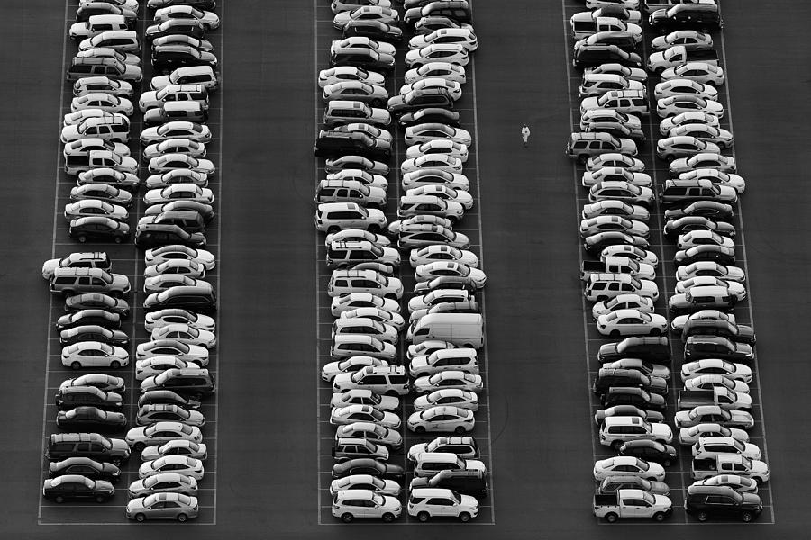 Cars City #1 Photograph by Raeid Allehyane