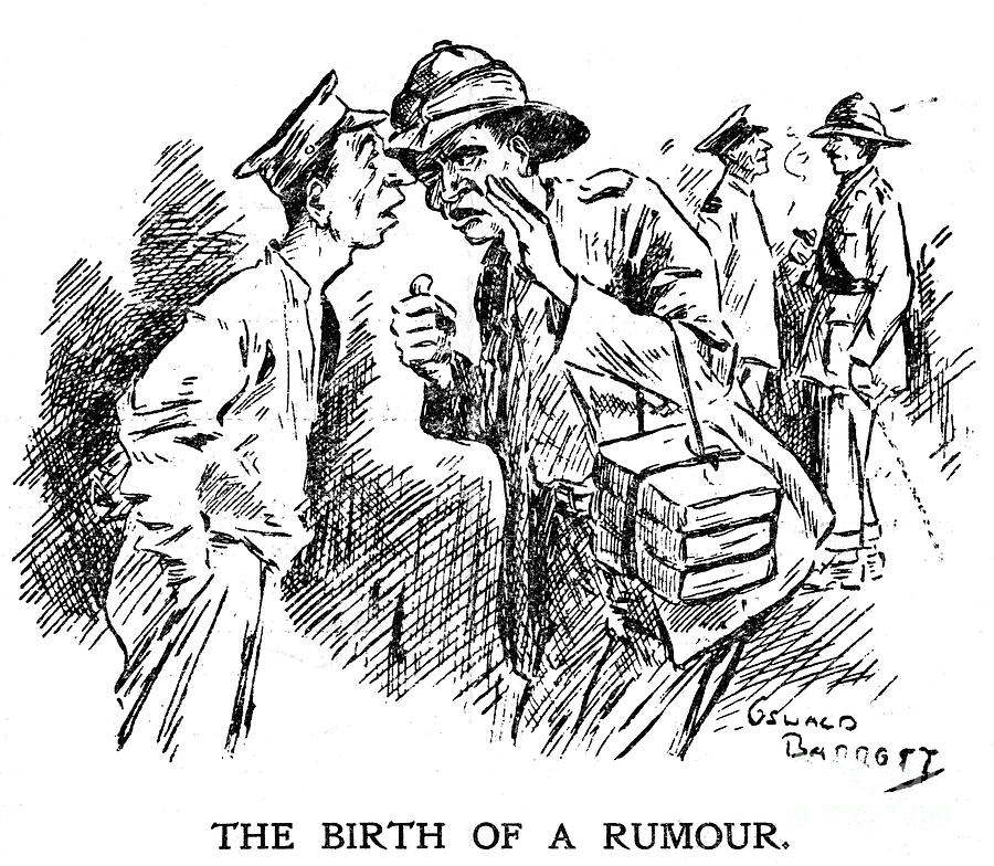 Cartoon From The Ship Board Paper #1 Drawing by Print Collector
