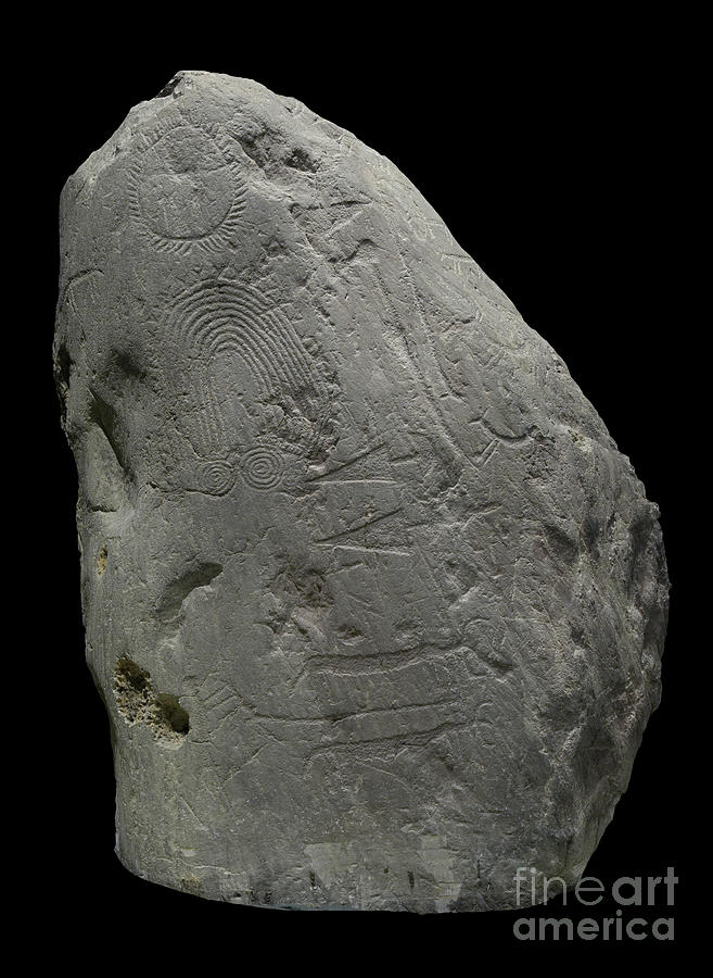 Carved Standing Stone #1 Photograph by David Parker/science Photo Library