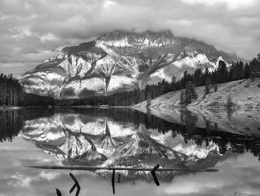 Cascade Mt And Johnson Lake Alberta Photograph by Tim Fitzharris Cascade Mt And Johnson Lake Alberta Photograph by Tim Fitzharris