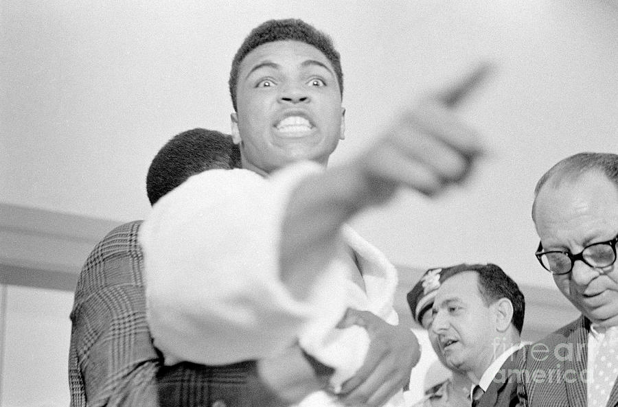 Miami Photograph - Cassius Clay Vs Sonny Liston #1 by The Stanley Weston Archive