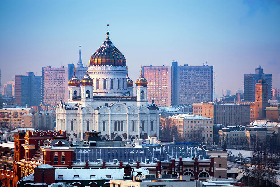 Moscow Photograph - Cathedral Of Christ The Saviour Church #1 by Mordolff