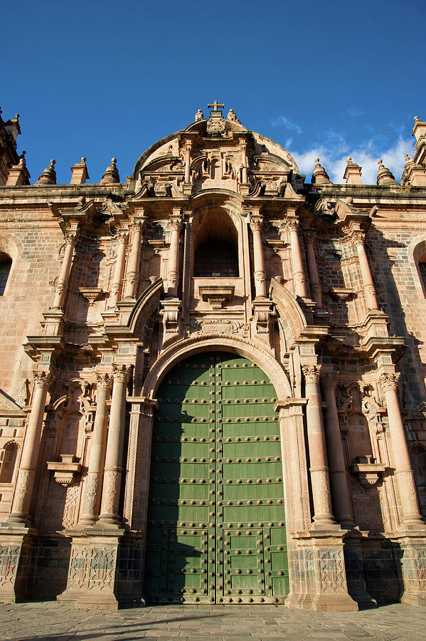 Architecture Digital Art - Cathedral Of Santo Domingo In Plaza De Armas, Cusco, Peru #1 by Karen Fox