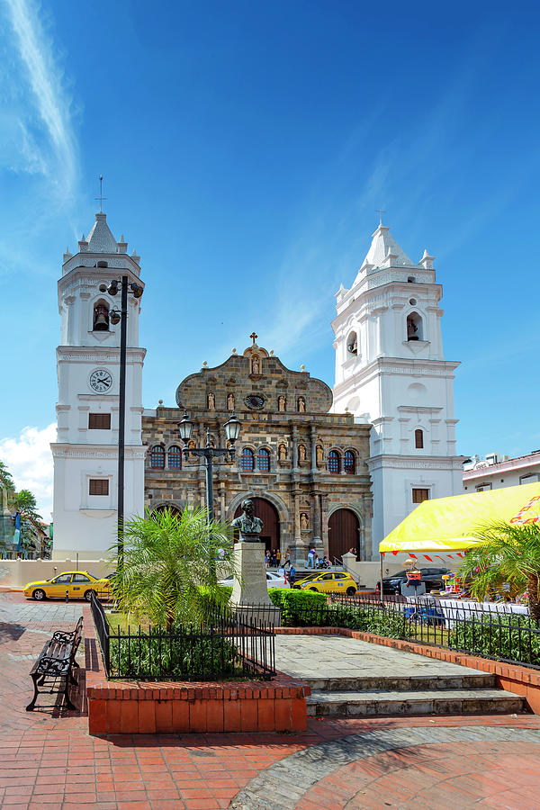 Cathedral, Panama City, Panama #1 Digital Art by Lumiere