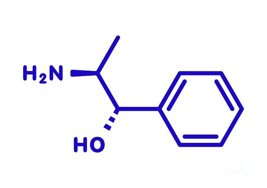 Cathine Khat Stimulant Molecule #1 Photograph by Molekuul/science Photo Library