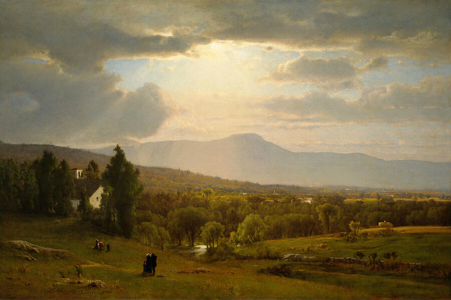 Catskill Mountains Painting by George Inness - Fine Art America