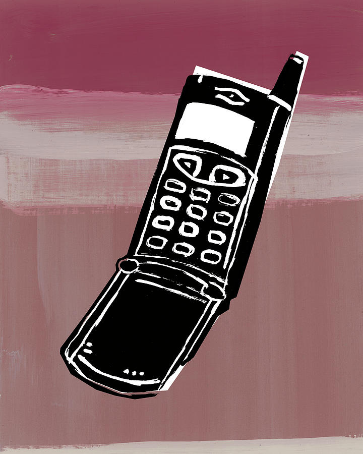 Device Drawing - Cellphone #1 by CSA Images