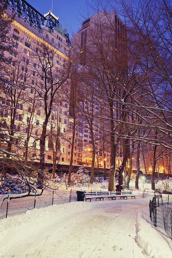 Central Park In Winter #1 Photograph by Pawel.gaul