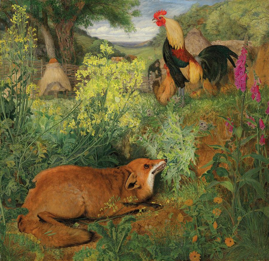 Chanticleer And The Fox Painting by William James Webbe - Fine Art America