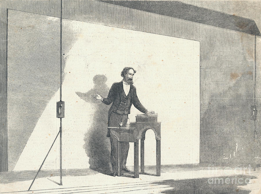 Charles Dickens Giving A Reading #1 Photograph by Bettmann