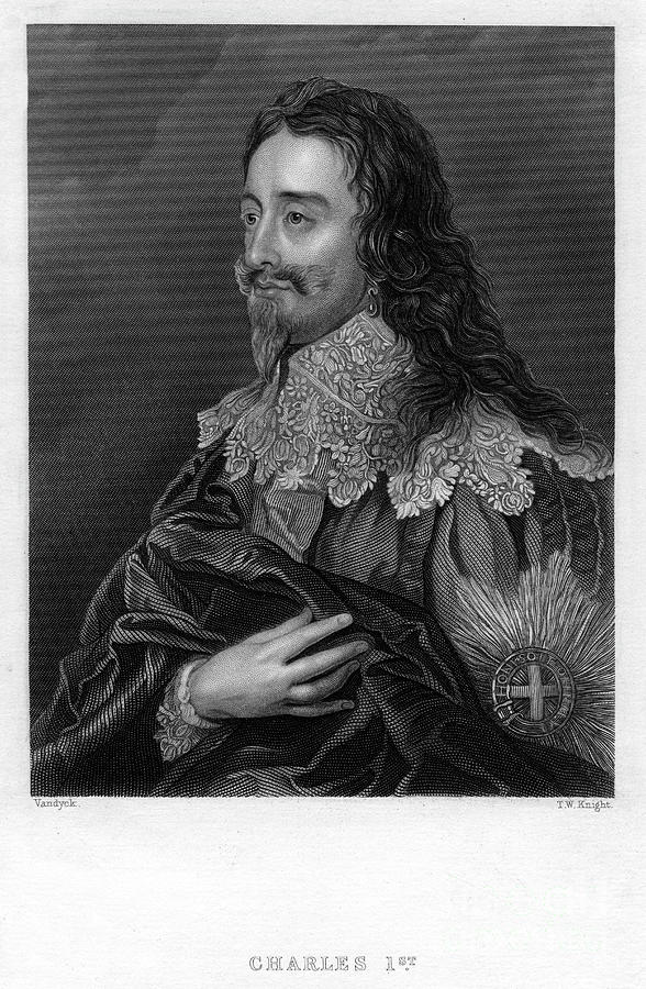 Charles I Of England, 19th #1 Drawing by Print Collector