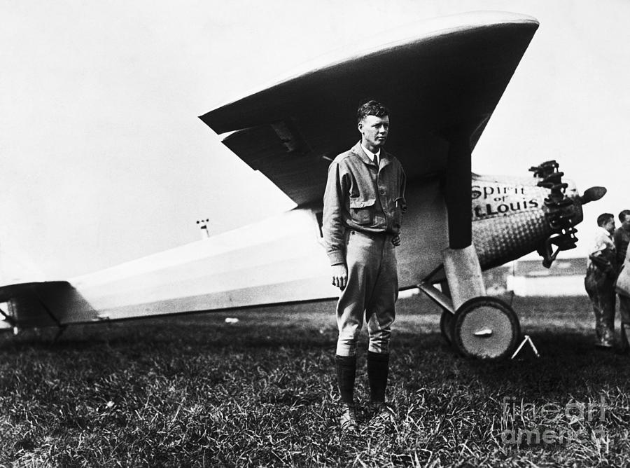 Charles Lindbergh Standing #1 Photograph by Bettmann