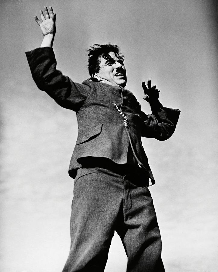 CHARLIE CHAPLIN in THE GREAT DICTATOR -1940-. #1 Photograph by Album