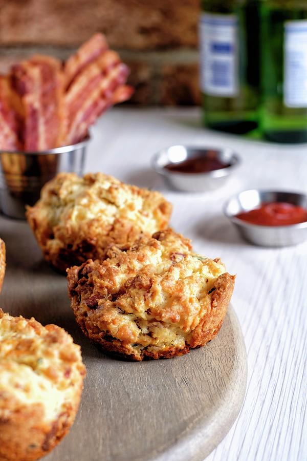 Cheese And Bacon Scones #1 Photograph by Adrian Britton