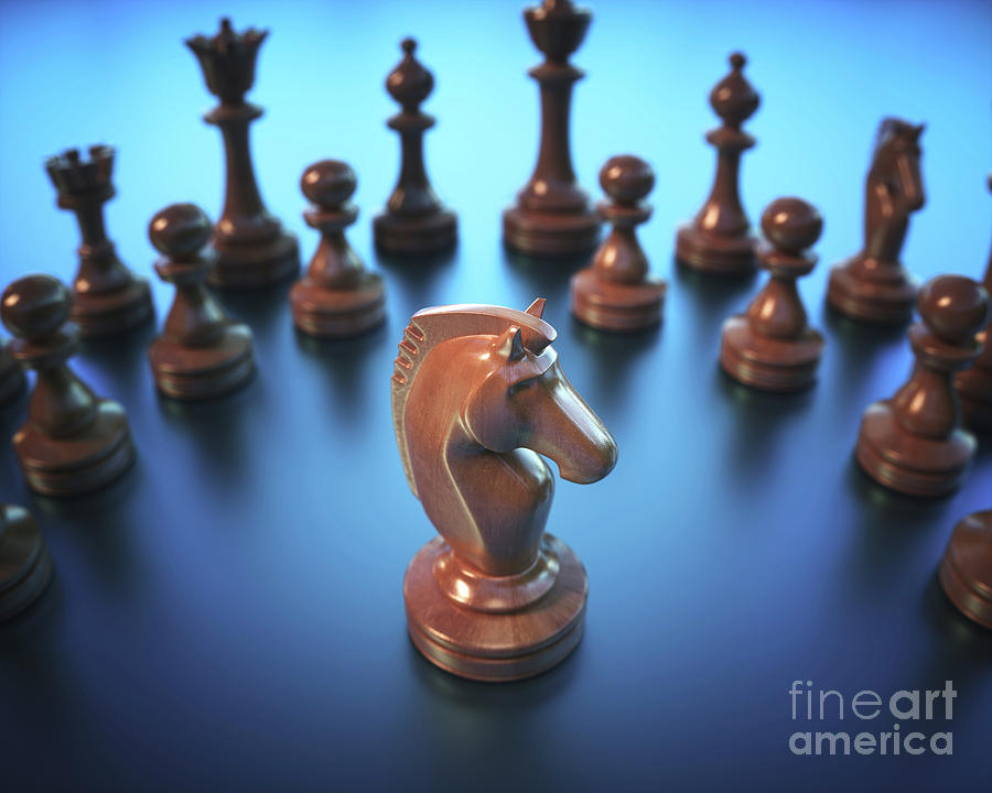 Chess Knight Photograph By Ktsdesignscience Photo Library Fine Art