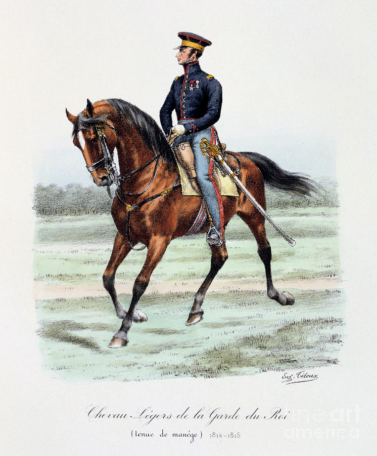 Chevau-légers De La Garde Du Roi #1 Drawing by Print Collector