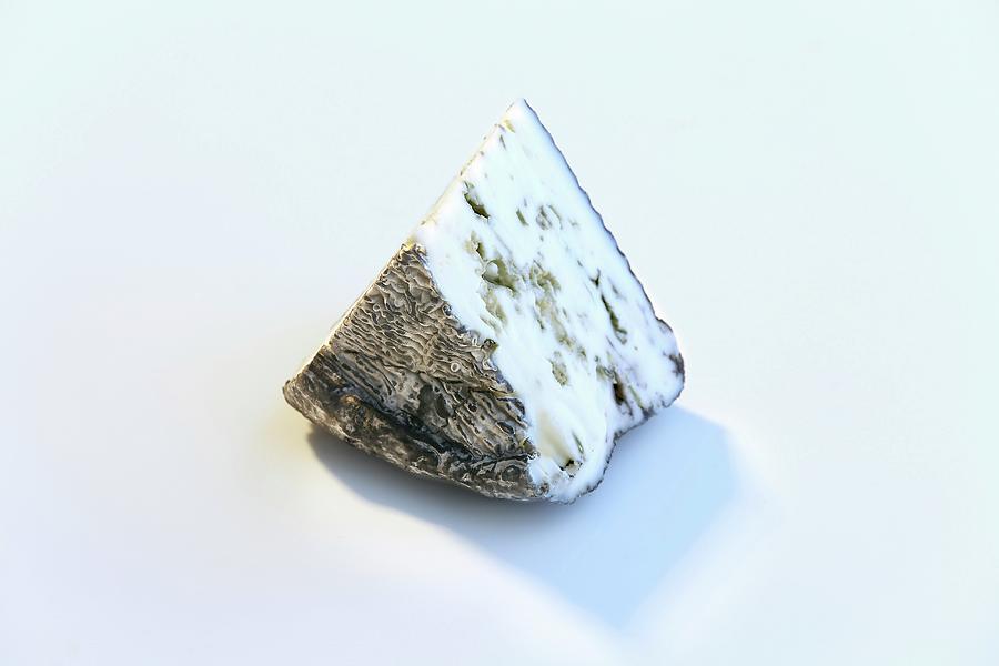 Chevre Bleu D Argental goats Cheese From Burgundy #1 Photograph by Jalag / Michael Bernhardi