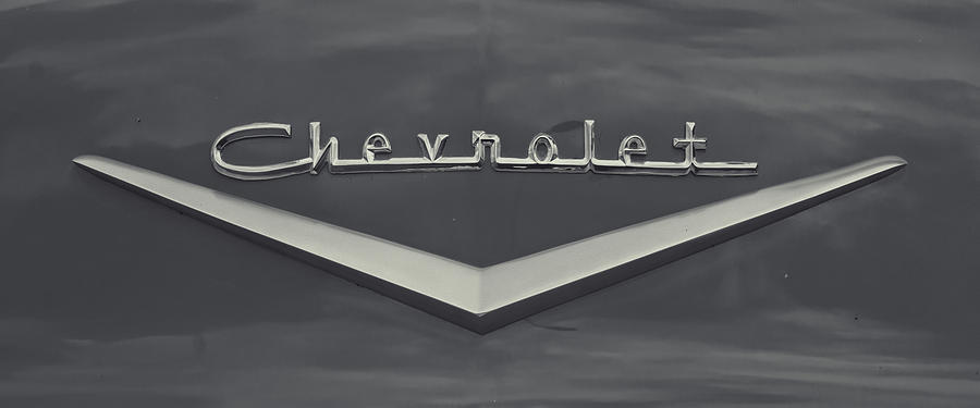 Chevy Photograph - Chevrolet emblem #2 by Cathy Anderson