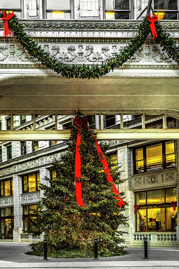 Chicago Photograph - Chicago Christmas #1 by Andrew Soundarajan