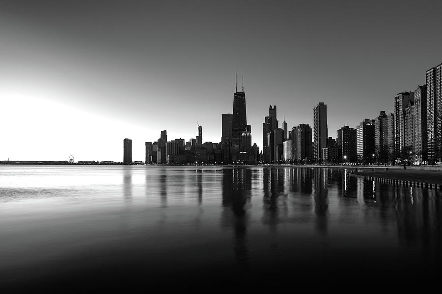 Chicago Lakefront Dawn Photograph
