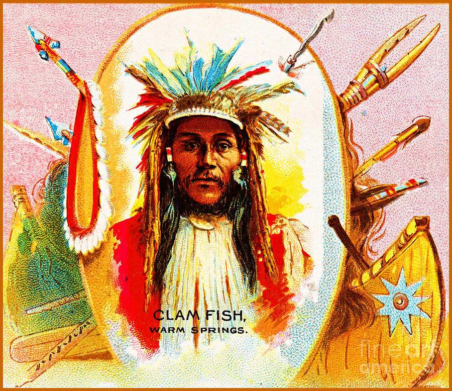 Chief Clam Fish Painting by Peter Ogden