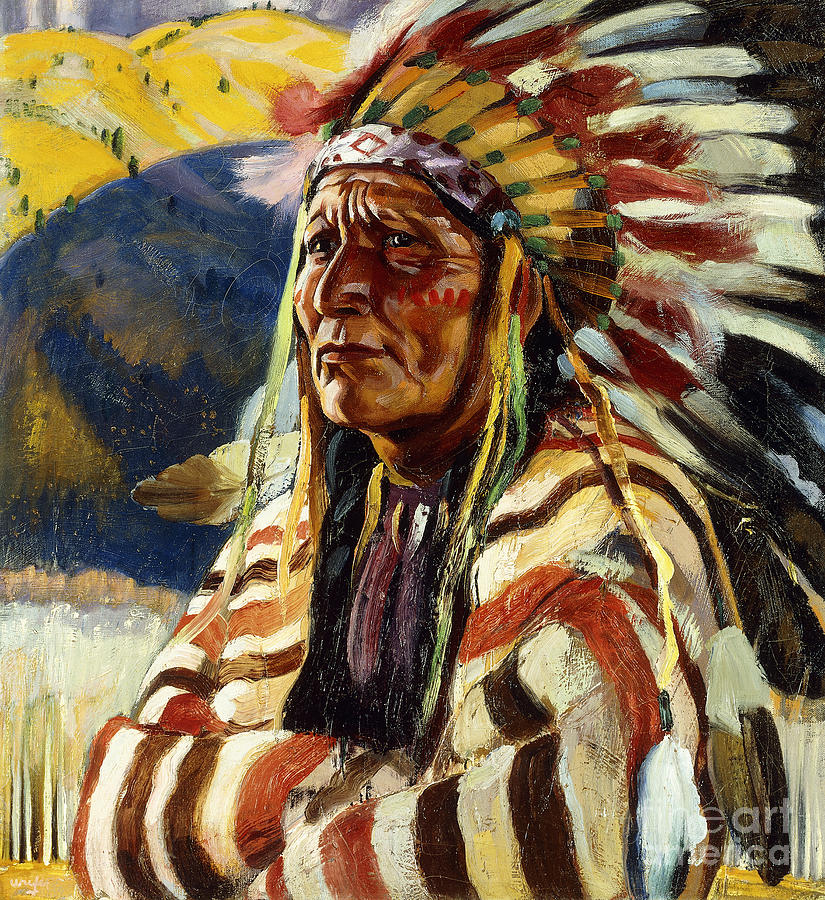 Chief Thundercloud Painting by Walter Ufer