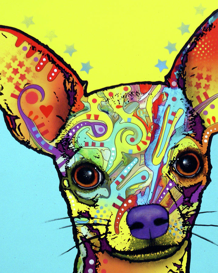 Animal Mixed Media - Chihuahua I #1 by Dean Russo