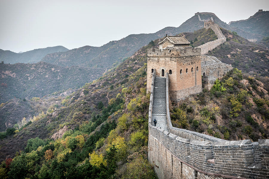 China, Jinshanling, Great Wall Of China by Alan Copson