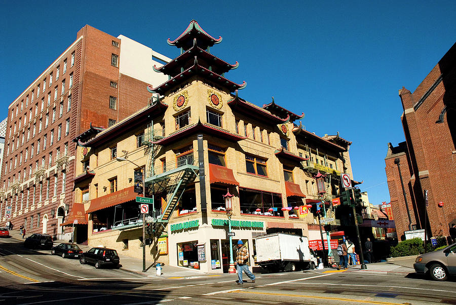 China Town In San Francisco #1 Digital Art by Glowcam