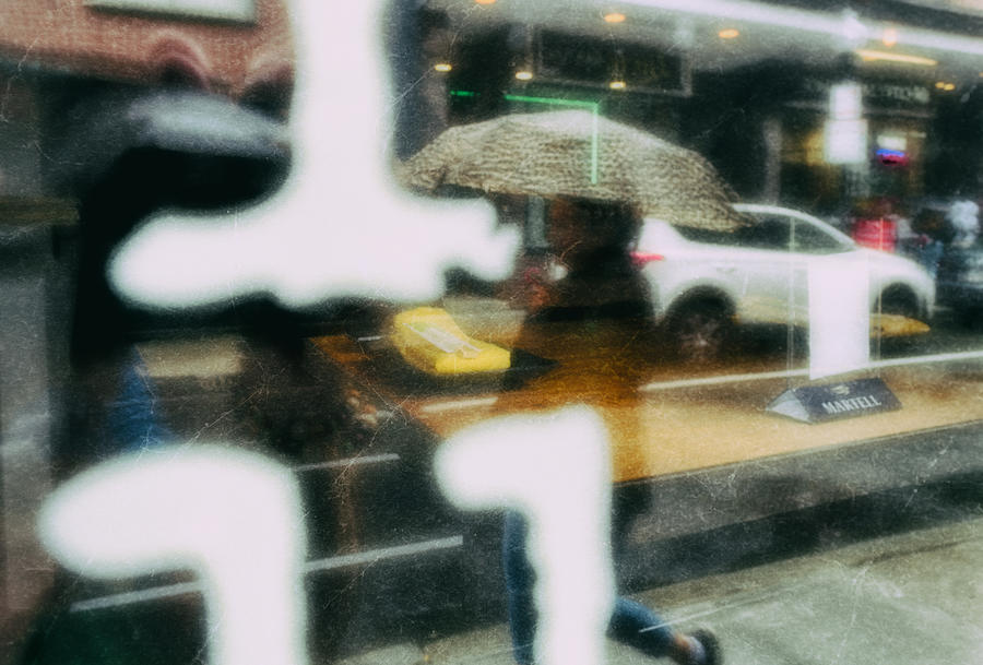 Boston Photograph - Chinatown Rain #1 by John Hoey