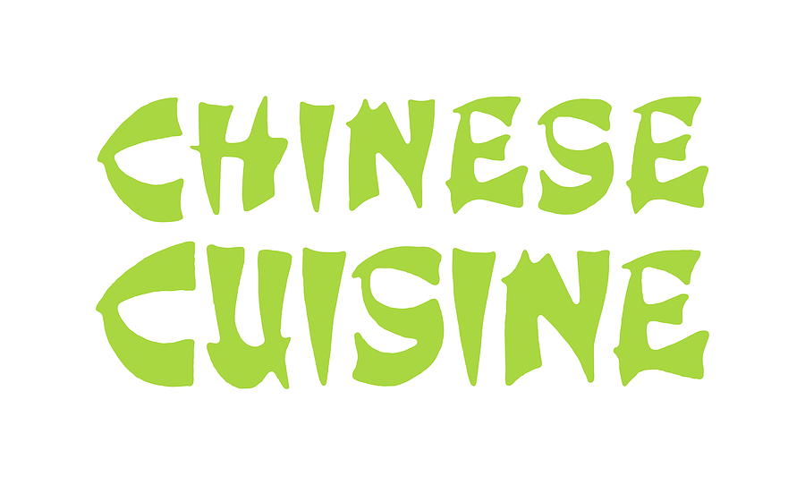 Typography Drawing - Chinese Cuisine #1 by CSA Images