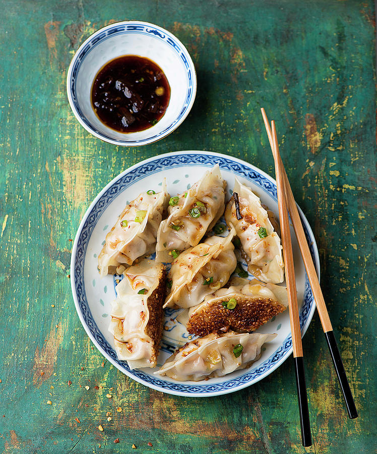 Chinese Dumplings #1 Photograph by Ewgenija Schall