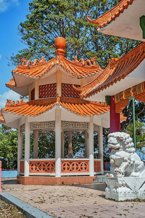 Chinese Monument, Balboa, Panama #1 Digital Art by Lumiere