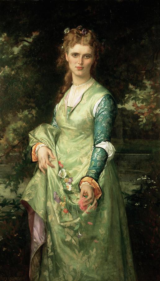 Flower Painting - Christina Nilsson by Alexandre Cabanel