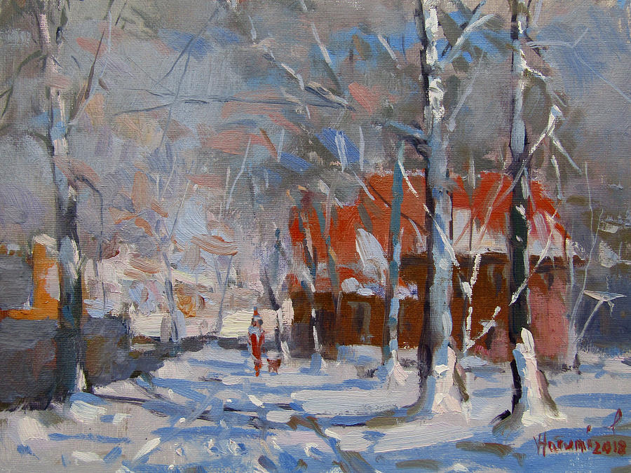 Christmas Eve #1 Painting by Ylli Haruni