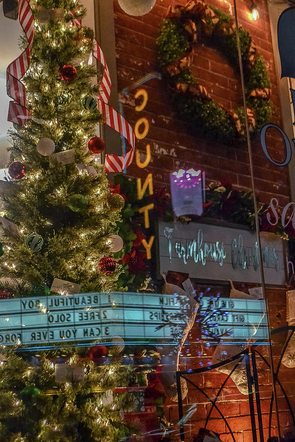 Christmas Time in Doylestown Borough Photograph by Michael Brooks