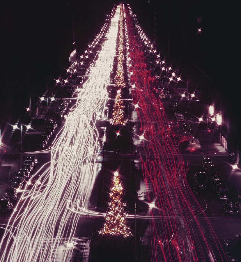 Christmas Traffic Photograph by Slim Aarons Fine Art America