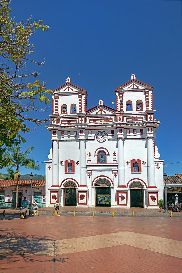 Church, Guatape, Colombia Digital Art by Glowcam - Fine Art America