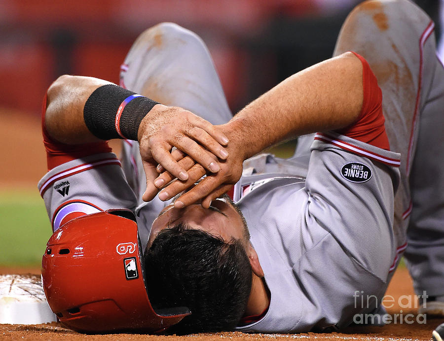 Cincinnati Reds V Los Angeles Angels Of Photograph by Jayne Kamin-oncea Cincinnati Reds V Los Angeles Angels Of Photograph by Jayne Kamin-oncea