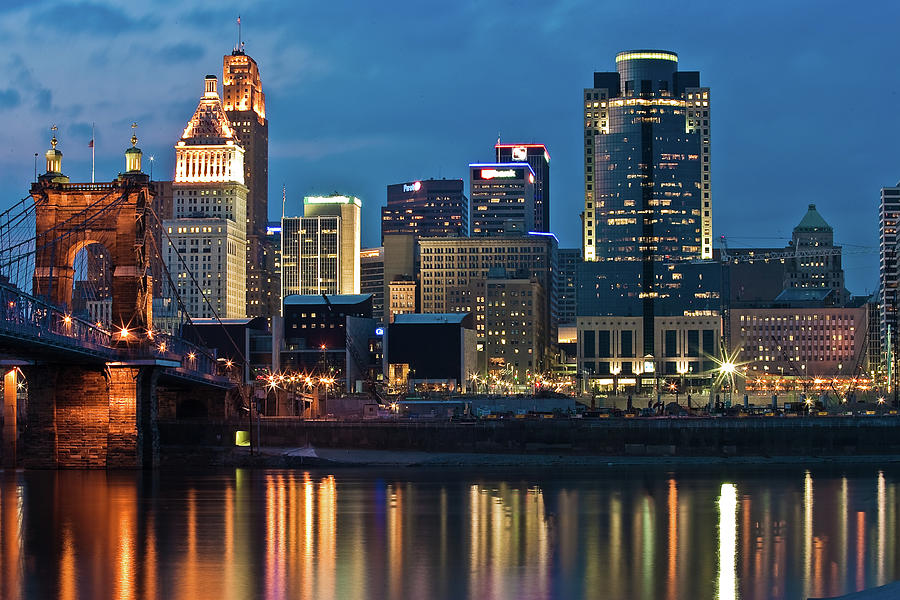 Cincinnati Skyline by Keith R. Allen