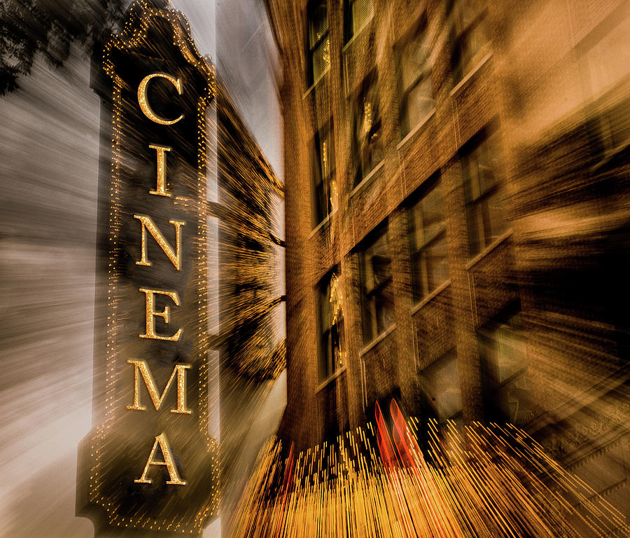 Movie Painting - Cinema #1 by Bill Carson Photography