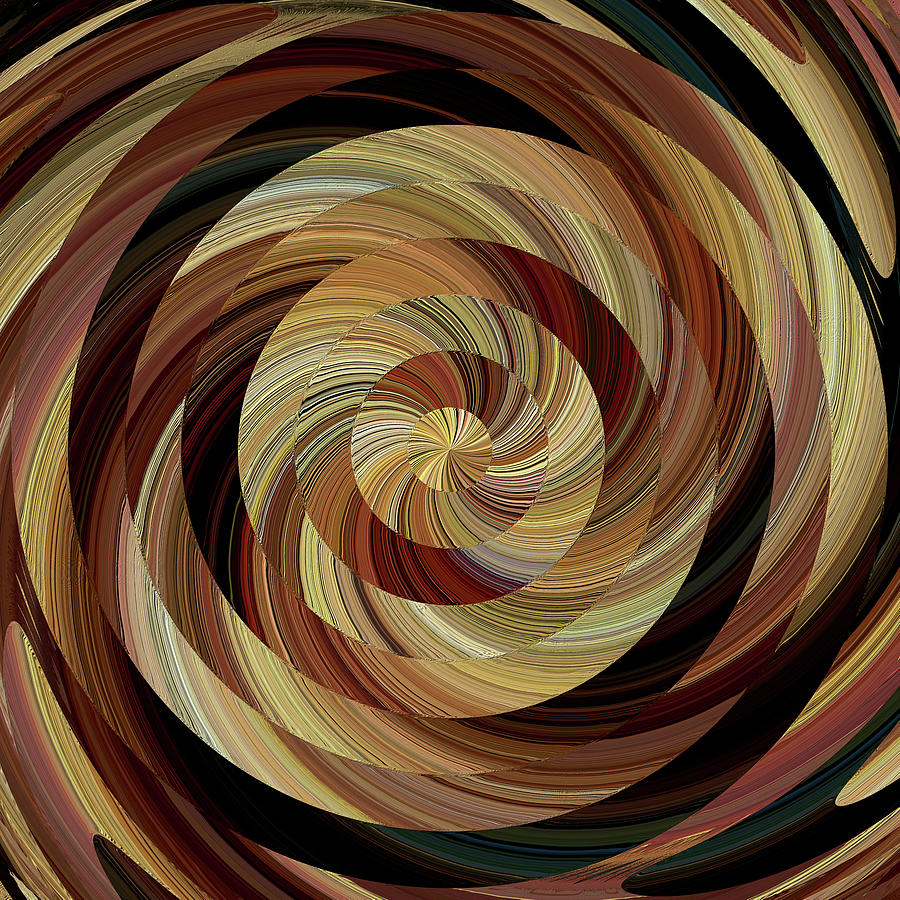Ring Digital Art - Cinnamon Roll #1 by David Manlove
