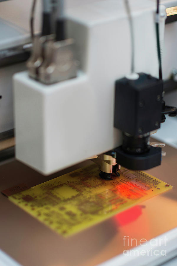 Circuit Board Plotter #1 Photograph by Microgen Images/science Photo Library