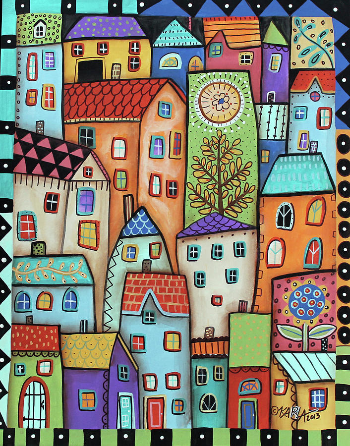 City Digs #1 Painting by Karla Gerard - Fine Art America