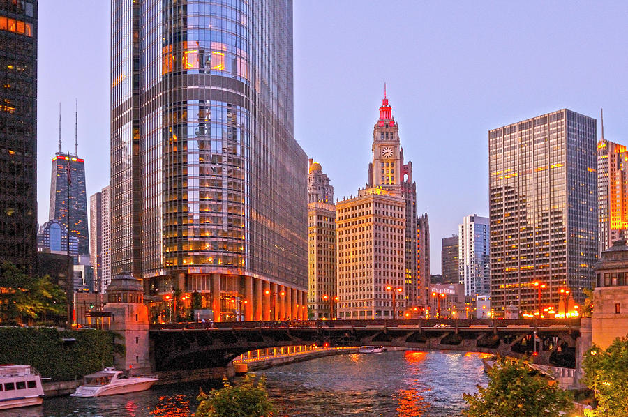 City Of Chicago #1 Digital Art by Heeb Photos