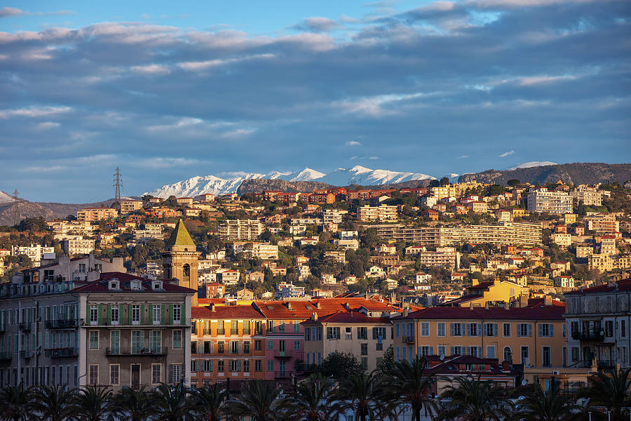 City of Nice at Sunrise in France #1 Photograph by Artur Bogacki
