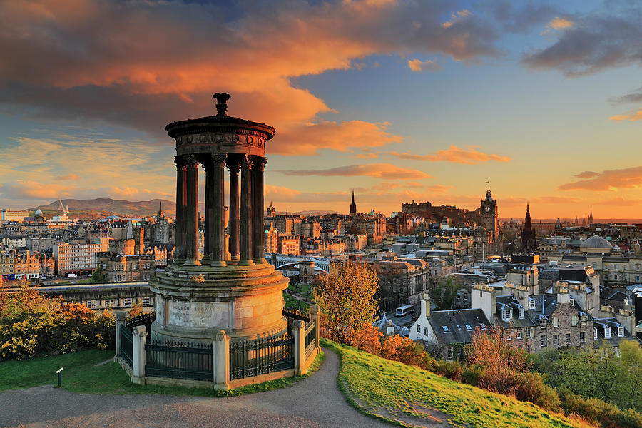 Cityscape, Edinburgh, Scotland #1 Digital Art by Riccardo Spila
