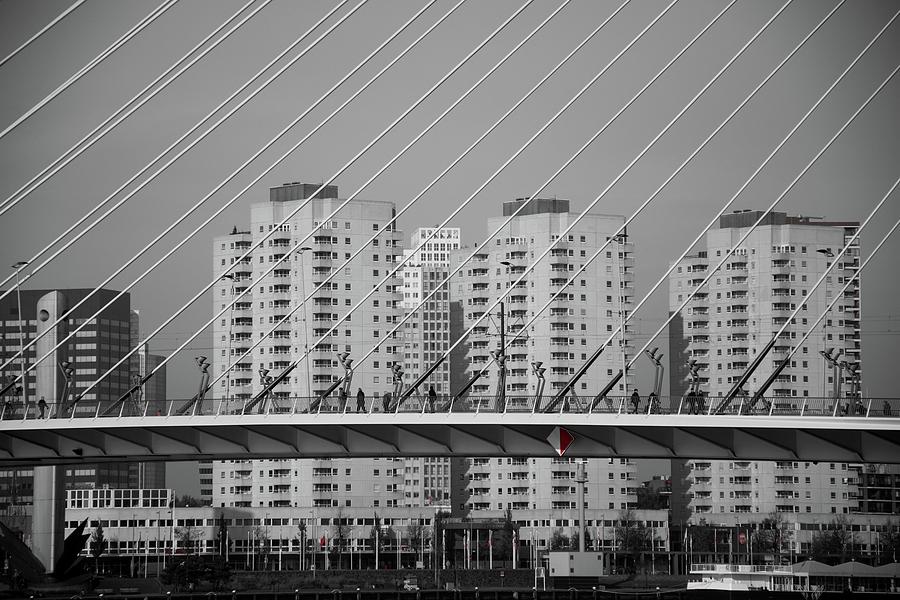 Cityscape of Rotterdam #1 Photograph by Robert Grac