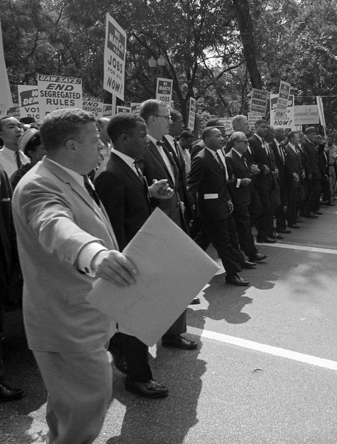 Civil Rights Leaders, March #1 Photograph by Science Source