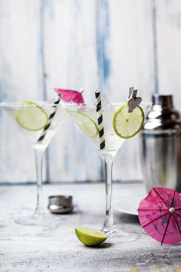 Classic Margarita Cocktails #1 Photograph by Susan Brooks-dammann